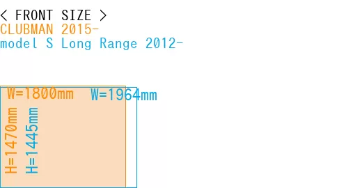 #CLUBMAN 2015- + model S Long Range 2012-